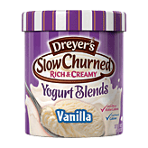 Dreyer's/Edy's&nbsp;Slow Churned Yogurt Blends&nbsp;Vanilla  Full-Size Picture